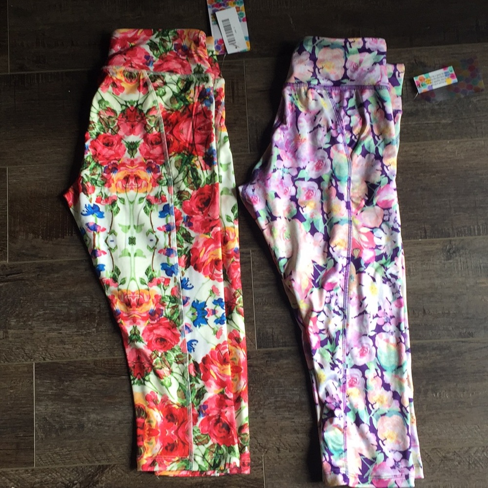 Lot of 2 Small LuLaRoe Jade workout pants